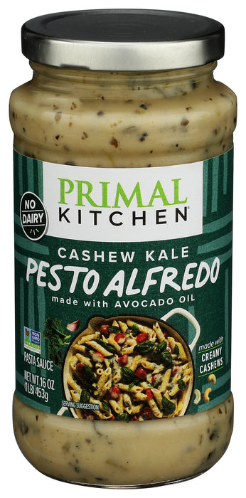 Cashew Kale Pesto Alfredo w/ Avocado Oil, 16 oz
