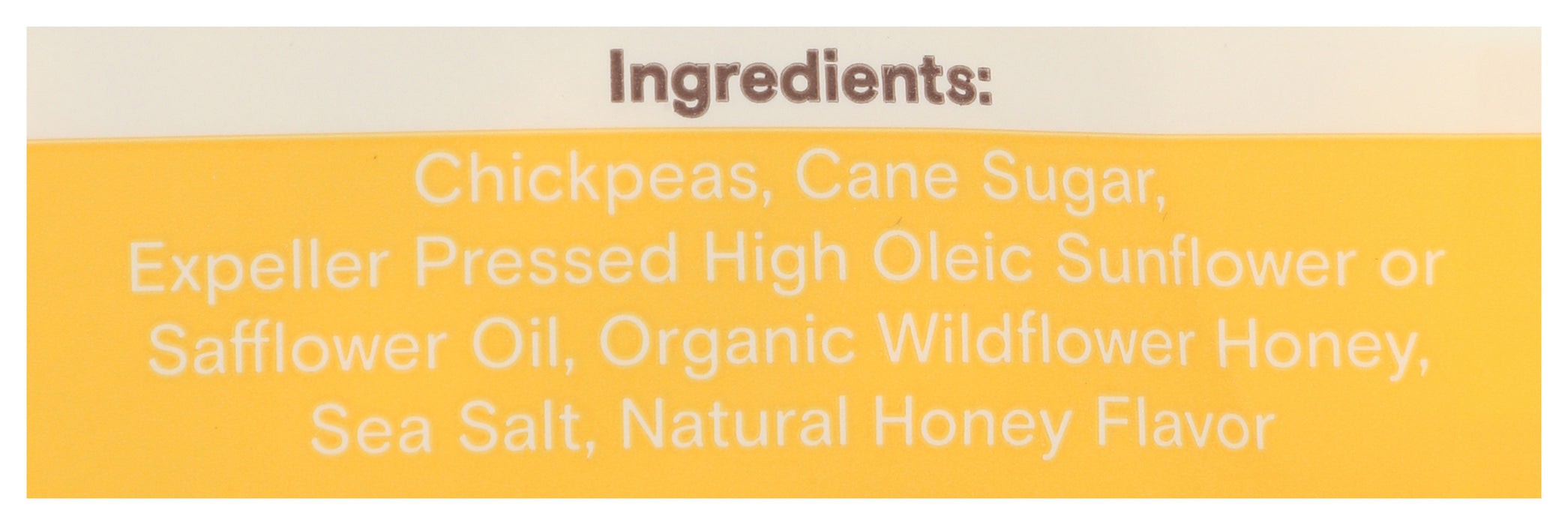 Chickpea Snacks, Honey Roasted, GF, 5 oz