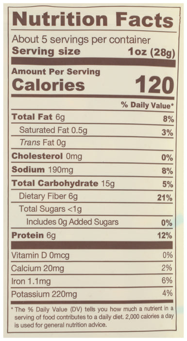 Chickpea Snacks, Sea Salt, GF, 5 oz