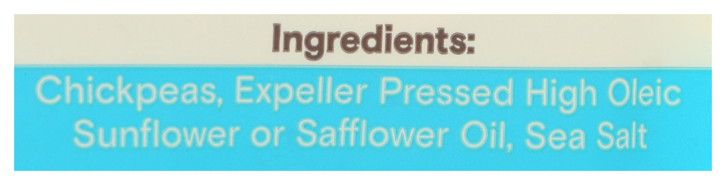 Chickpea Snacks, Sea Salt, GF, 5 oz