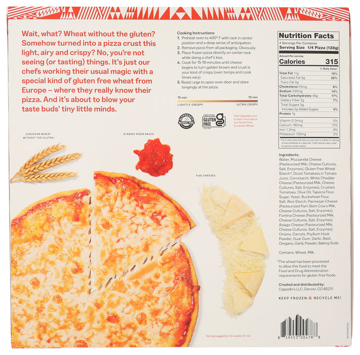Classic Crispy Crust Five Cheese Pizza, GF, 18 oz