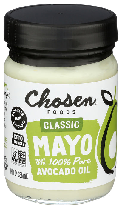Classic Mayo made w/ Avocado Oil, 12 oz