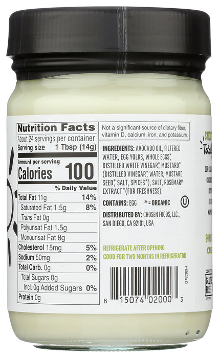 Classic Mayo made w/ Avocado Oil, 12 oz