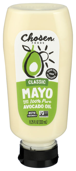 Classic Mayo made w/ Avocado Oil, Squeeze, 11.25 oz