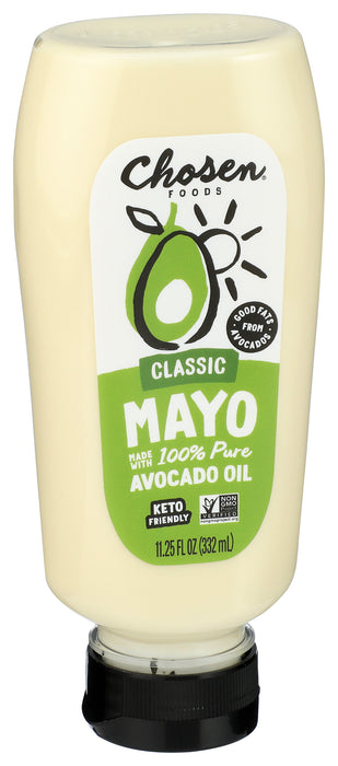Classic Mayo made w/ Avocado Oil, Squeeze, 11.25 oz