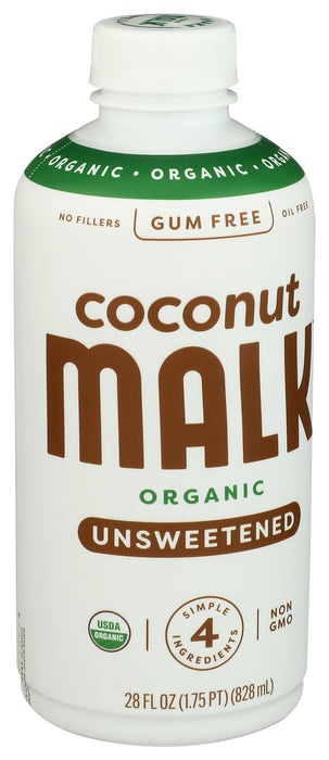 Coconut Malk, Unsweetened, Org, 28 fl oz