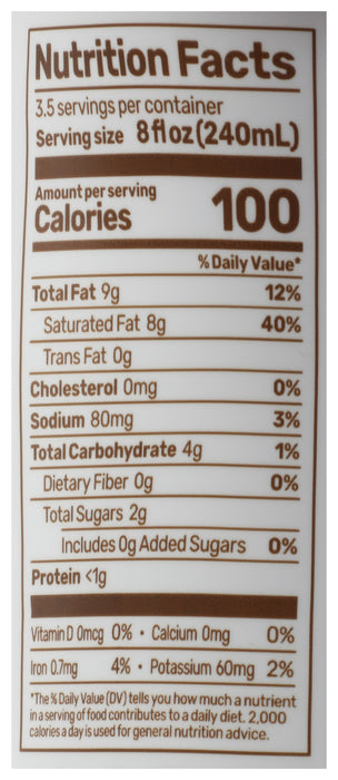 Coconut Malk, Unsweetened, Org, 28 fl oz