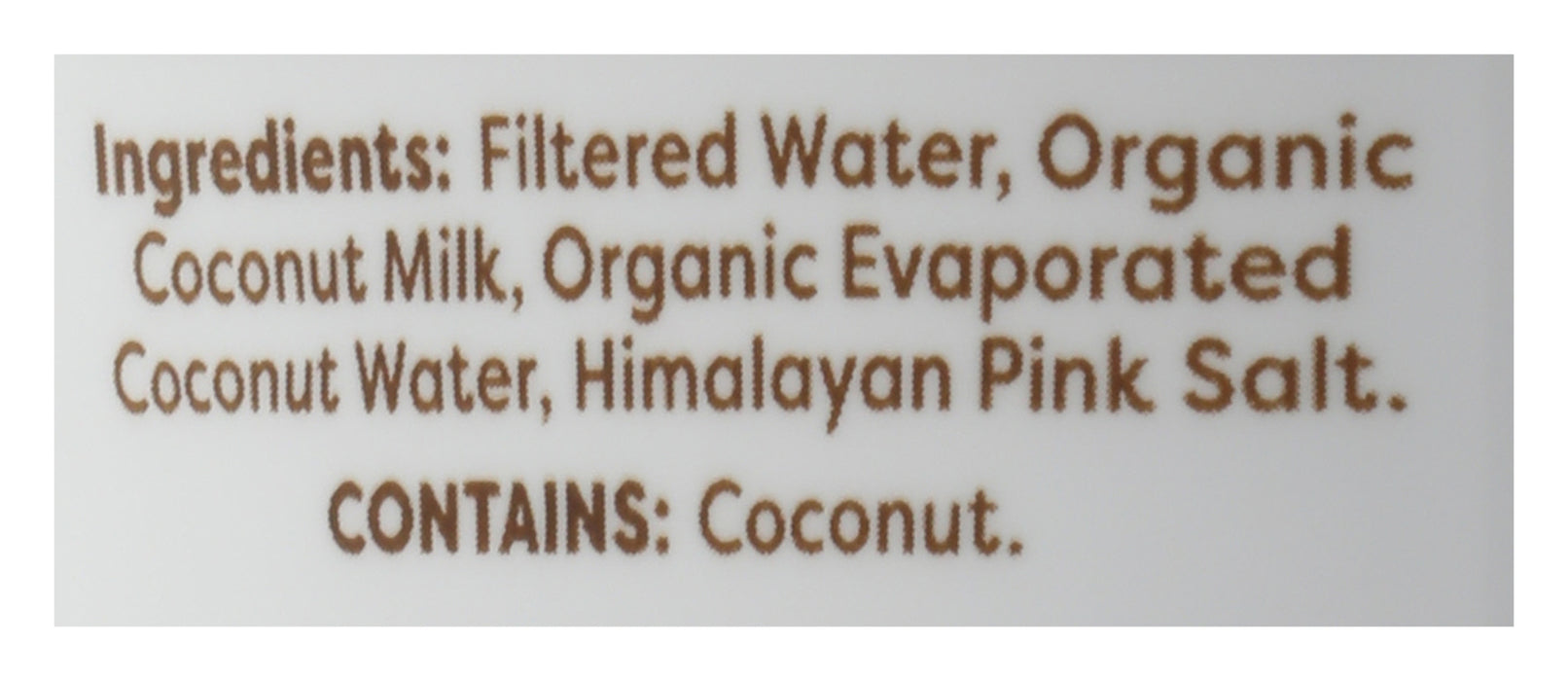 Coconut Malk, Unsweetened, Org, 28 fl oz
