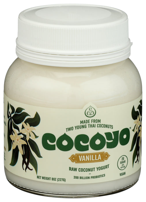 CocoYo Coconut Yogurt, Vanilla, 8 oz