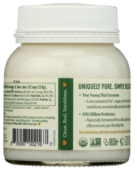 CocoYo Coconut Yogurt, Vanilla, 8 oz