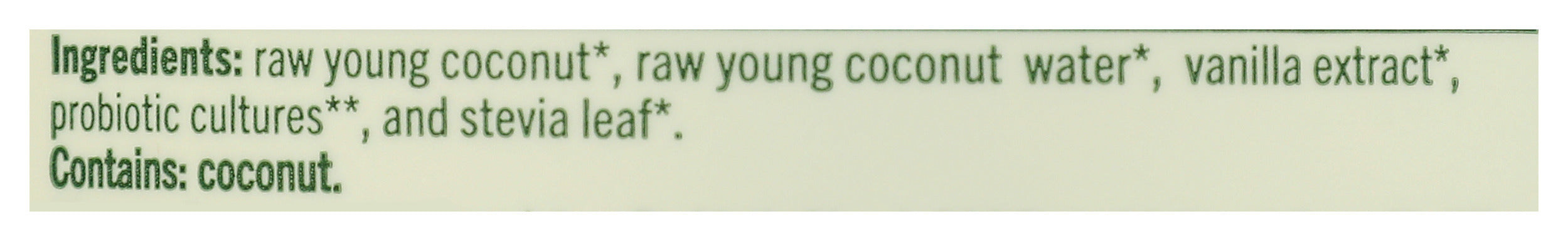 CocoYo Coconut Yogurt, Vanilla, 8 oz