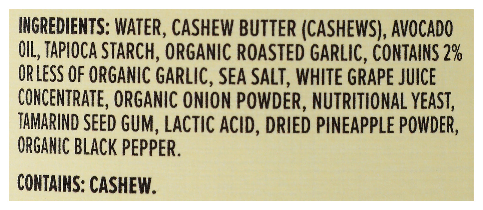 Creamy Cashew Alfredo w/ Avocado Oil, 16 oz