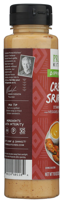 Creamy Sriracha Dipping Sauce w/ Avocado Oil, 10 oz