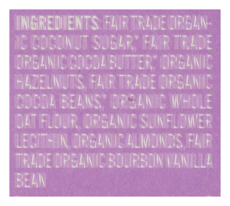 Crunchy Hazelnut 45% Oat Milk Chocolate Bar, Reg Org, 2.93 oz
