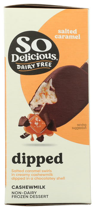 Dairy Free Dipped Frozen Bar 4ct, Salted Caramel, 9.2 fl oz