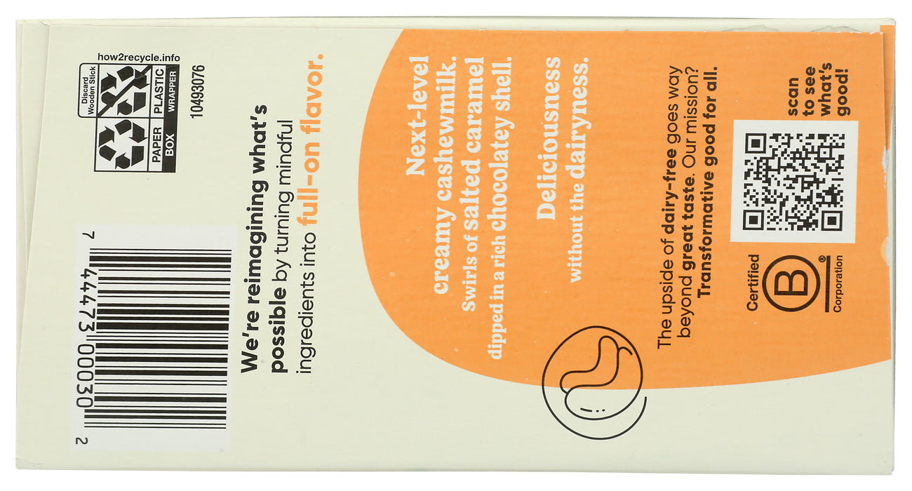 Dairy Free Dipped Frozen Bar 4ct, Salted Caramel, 9.2 fl oz