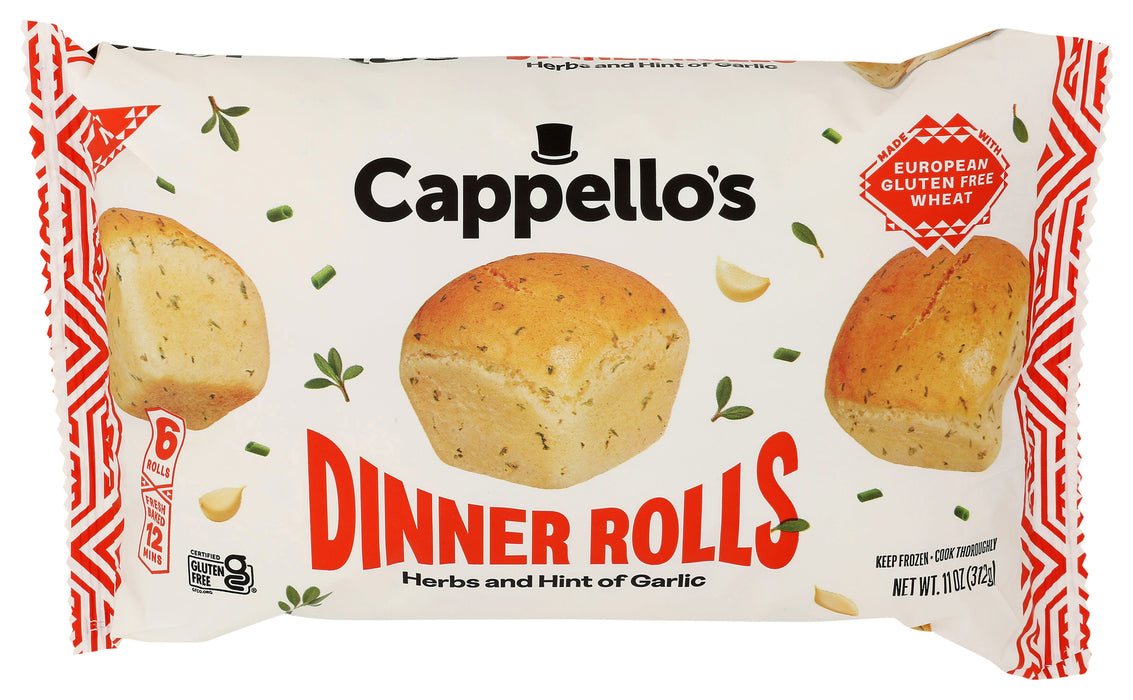 Dinner Rolls, Garlic Herb, GF, 11 oz