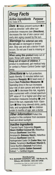 Face Mineral Sunscreen SPF40 Sheer Tint, 1.7 fl oz