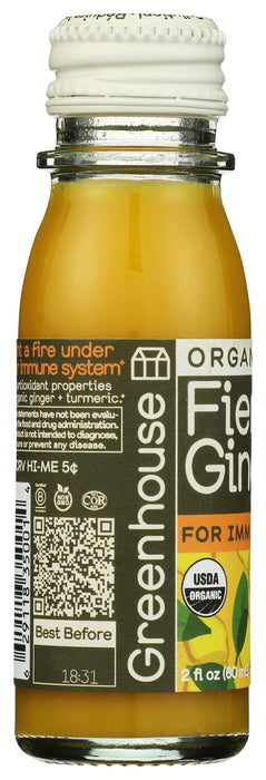 Fiery Ginger Shot, Org, 2 fl oz