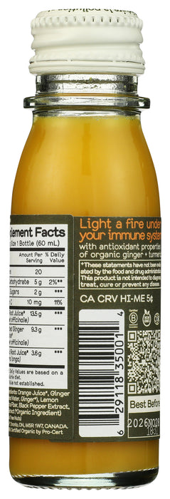 Fiery Ginger Shot, Org, 2 fl oz