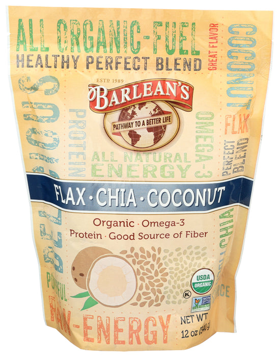 Flax.Chia.Coconut Blend, Org, 12 oz