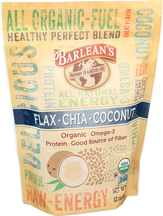 Flax.Chia.Coconut Blend, Org, 12 oz