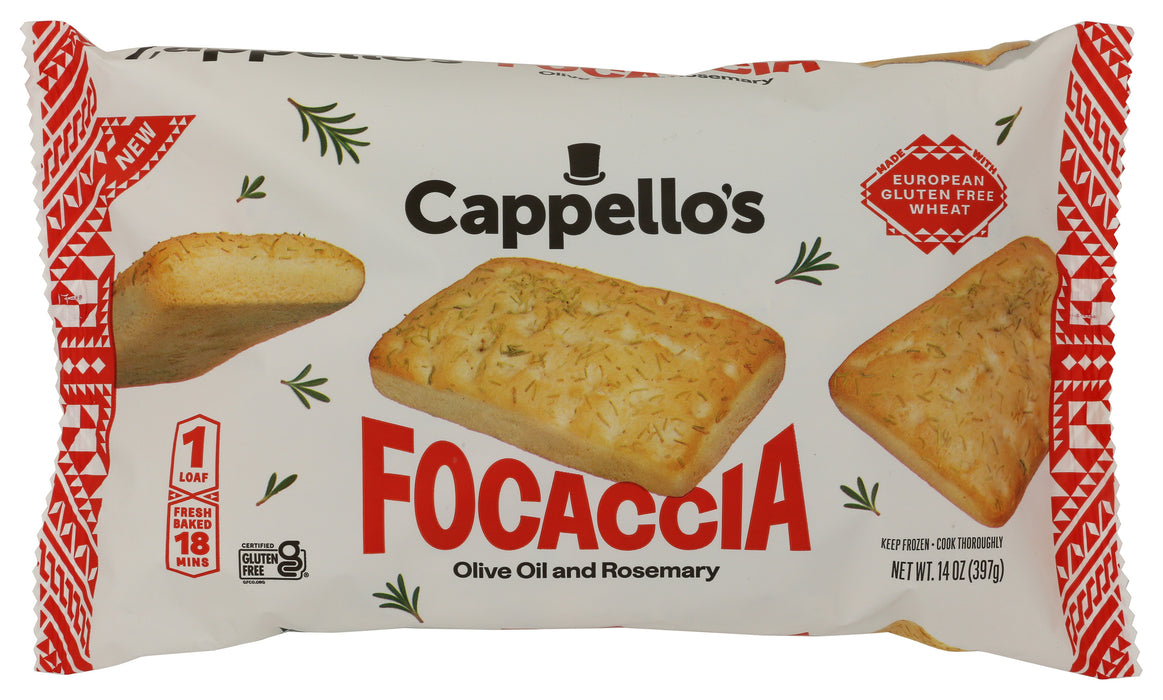 Focaccia, Olive Oil & Rosemary, GF, 14 oz