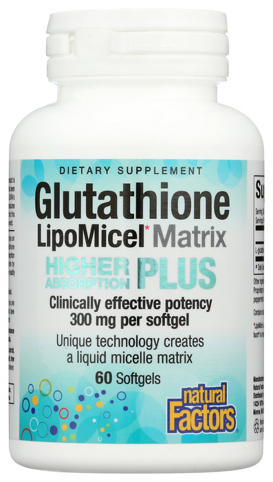 Glutathione LipoMicel Matrix 300mg, 60 sgel