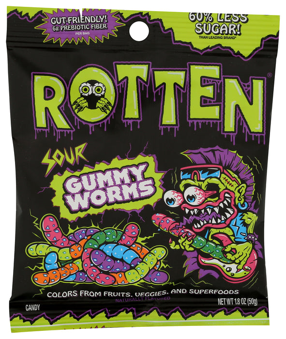 Gummy Worms, Sour, 1.8 oz