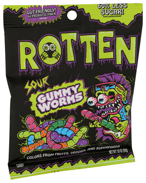Gummy Worms, Sour, 1.8 oz