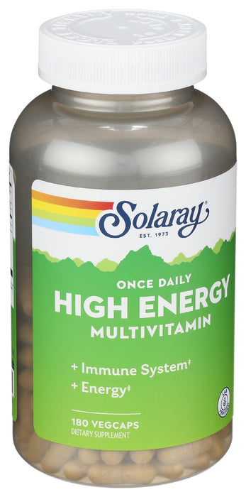 High Energy Multivitamin, once daily, 180 vcap