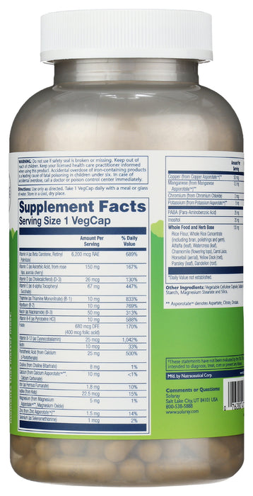 High Energy Multivitamin, once daily, 180 vcap