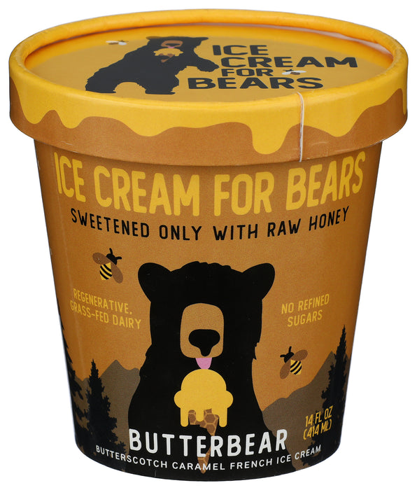 Ice Cream Sweetened with Honey, Butterscotch Caramel, 14 fl oz