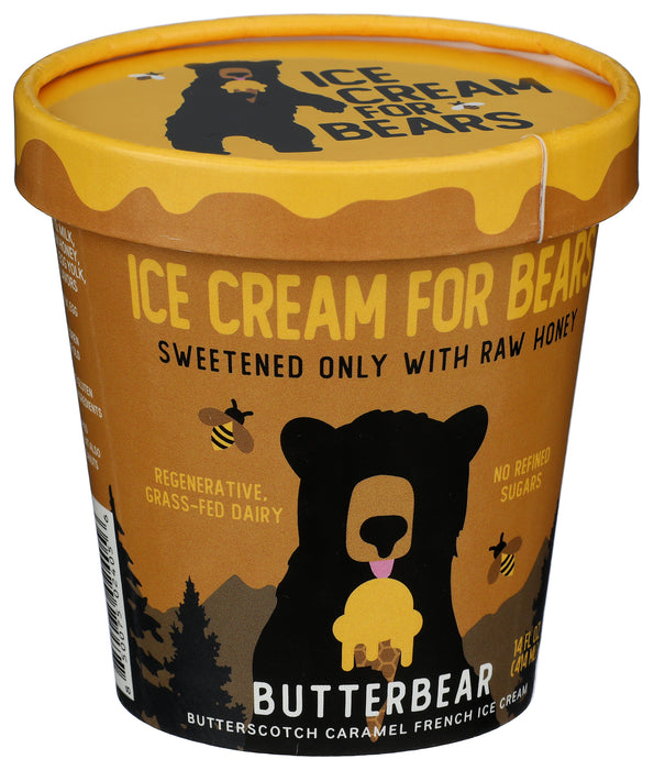 Ice Cream Sweetened with Honey, Butterscotch Caramel, 14 fl oz