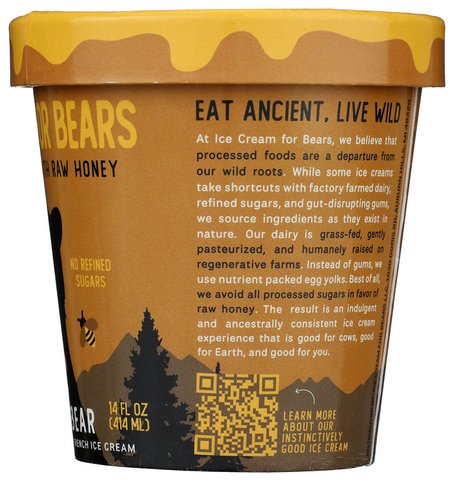 Ice Cream Sweetened with Honey, Butterscotch Caramel, 14 fl oz