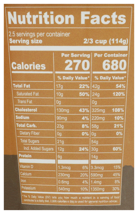 Ice Cream Sweetened with Honey, Butterscotch Caramel, 14 fl oz