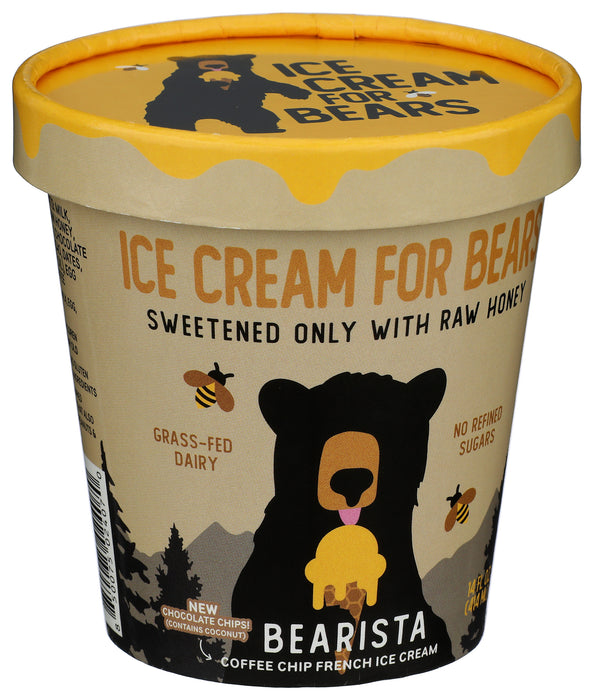 Ice Cream Sweetened with Honey, Coffee Chip, 14 fl oz