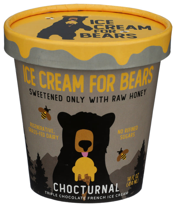 Ice Cream Sweetened with Honey, Triple Chocolate, 14 fl oz