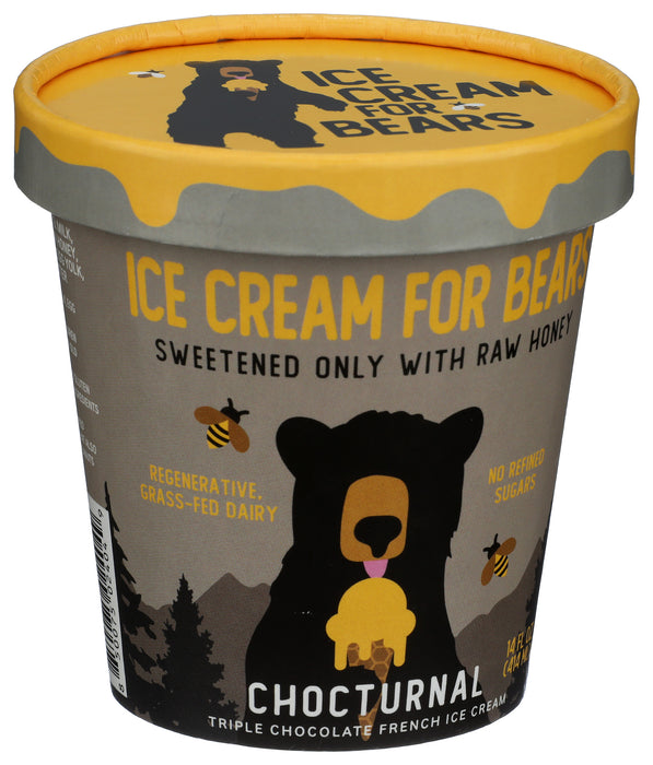 Ice Cream Sweetened with Honey, Triple Chocolate, 14 fl oz
