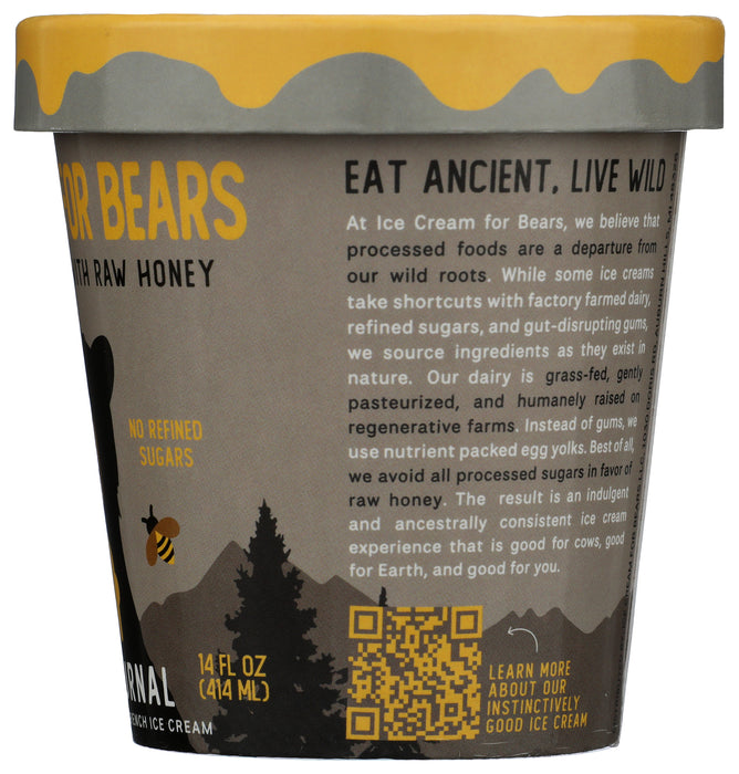 Ice Cream Sweetened with Honey, Triple Chocolate, 14 fl oz