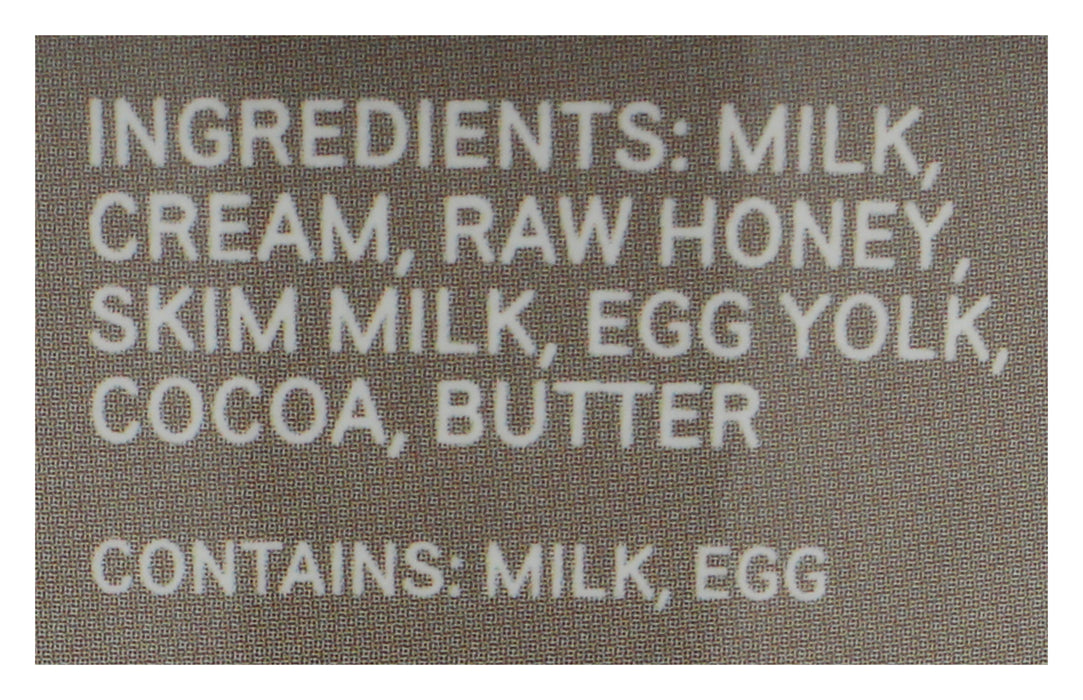 Ice Cream Sweetened with Honey, Triple Chocolate, 14 fl oz