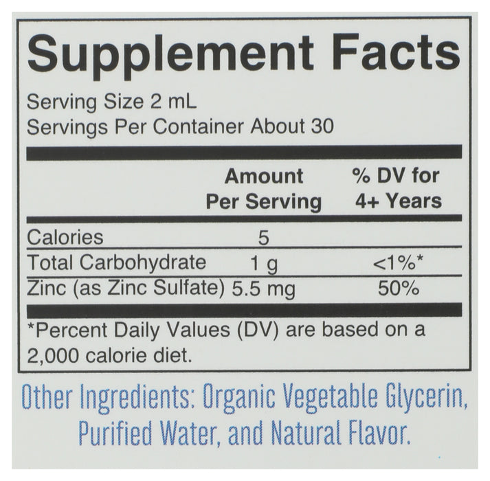 Kids Ionic Zinc, Org, 2 fl oz