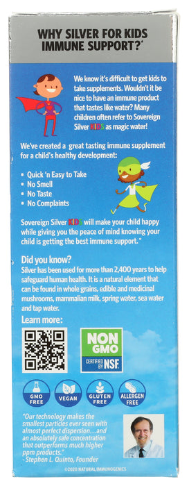 Kids Silver Hydrosol, Dropper, 4 fl oz