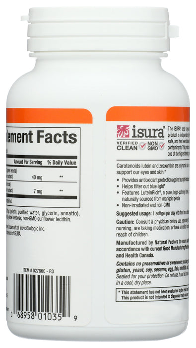 Lutein 40 mg, 60 sgel