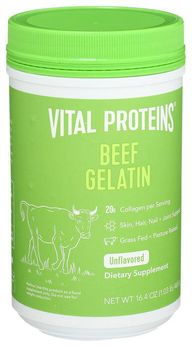 Beef Gelatin, Unflavored, 16.4 oz