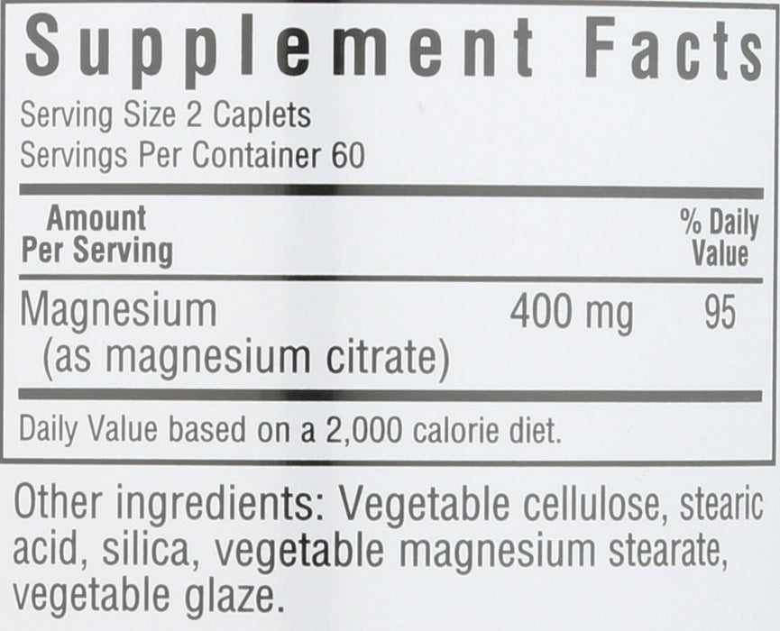 Magnesium Citrate 400mg, 120 capl