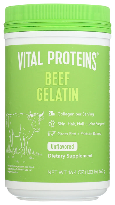 Beef Gelatin, Unflavored, 16.4 oz