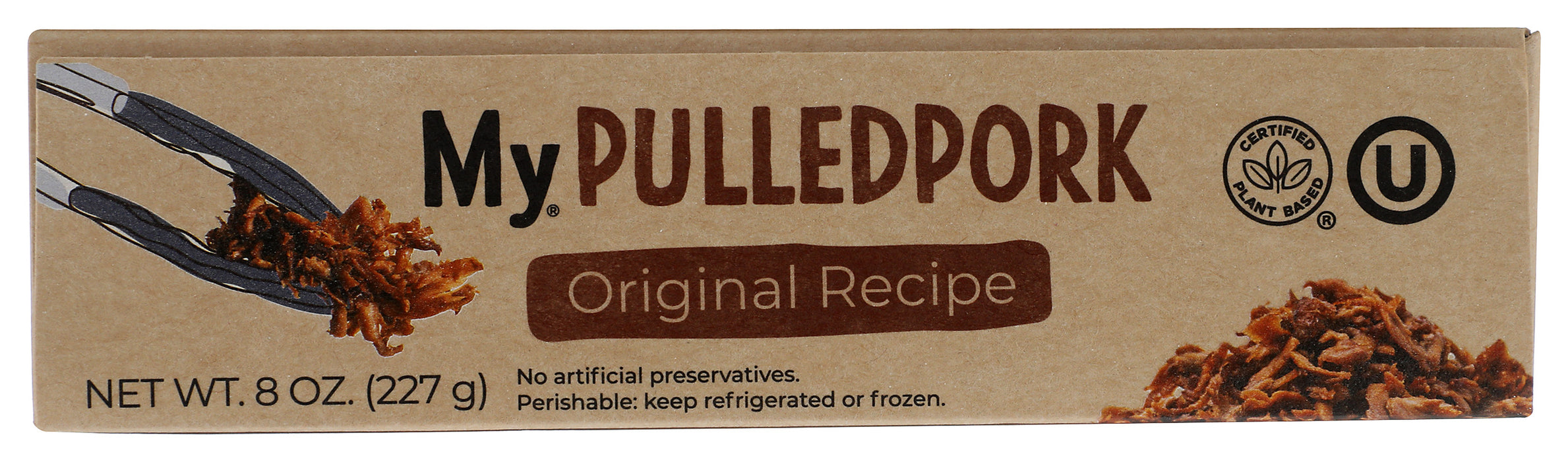 Meatless Pulled Pork, V, 8 oz