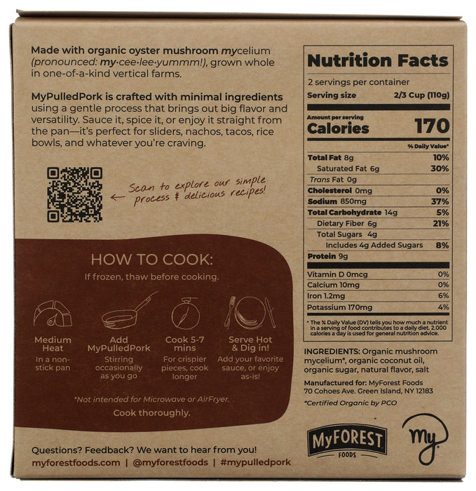 Meatless Pulled Pork, V, 8 oz