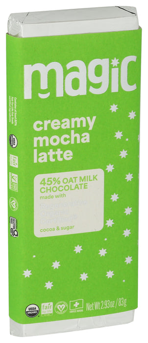 Mocha Latte 45% Oat Milk Chocolate Bar, Reg Org, 2.93 oz